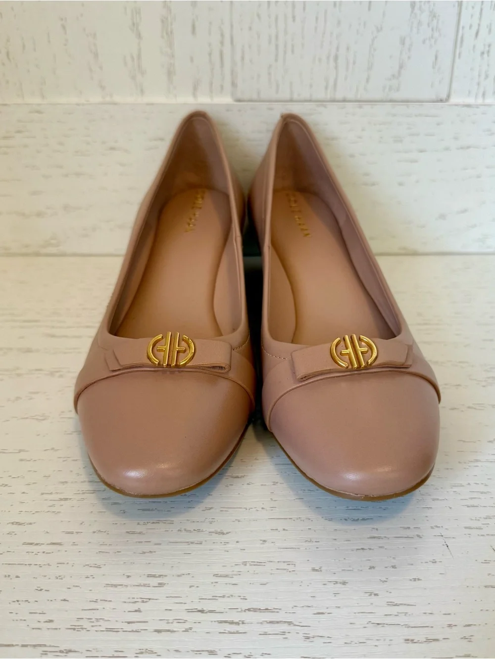 Cole Haan Women's Nude wedge pumps size 8, new without box